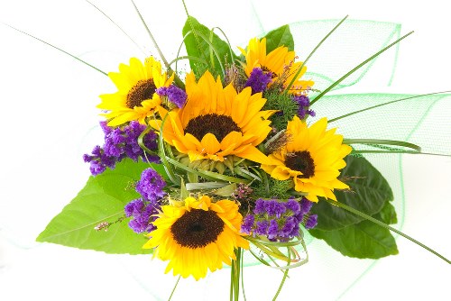 Beautiful flower bouquet in Fulham setting