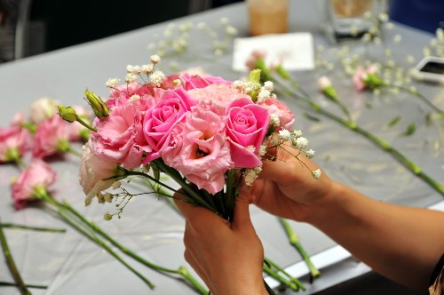 Elegant flowers arranged for a special occasion